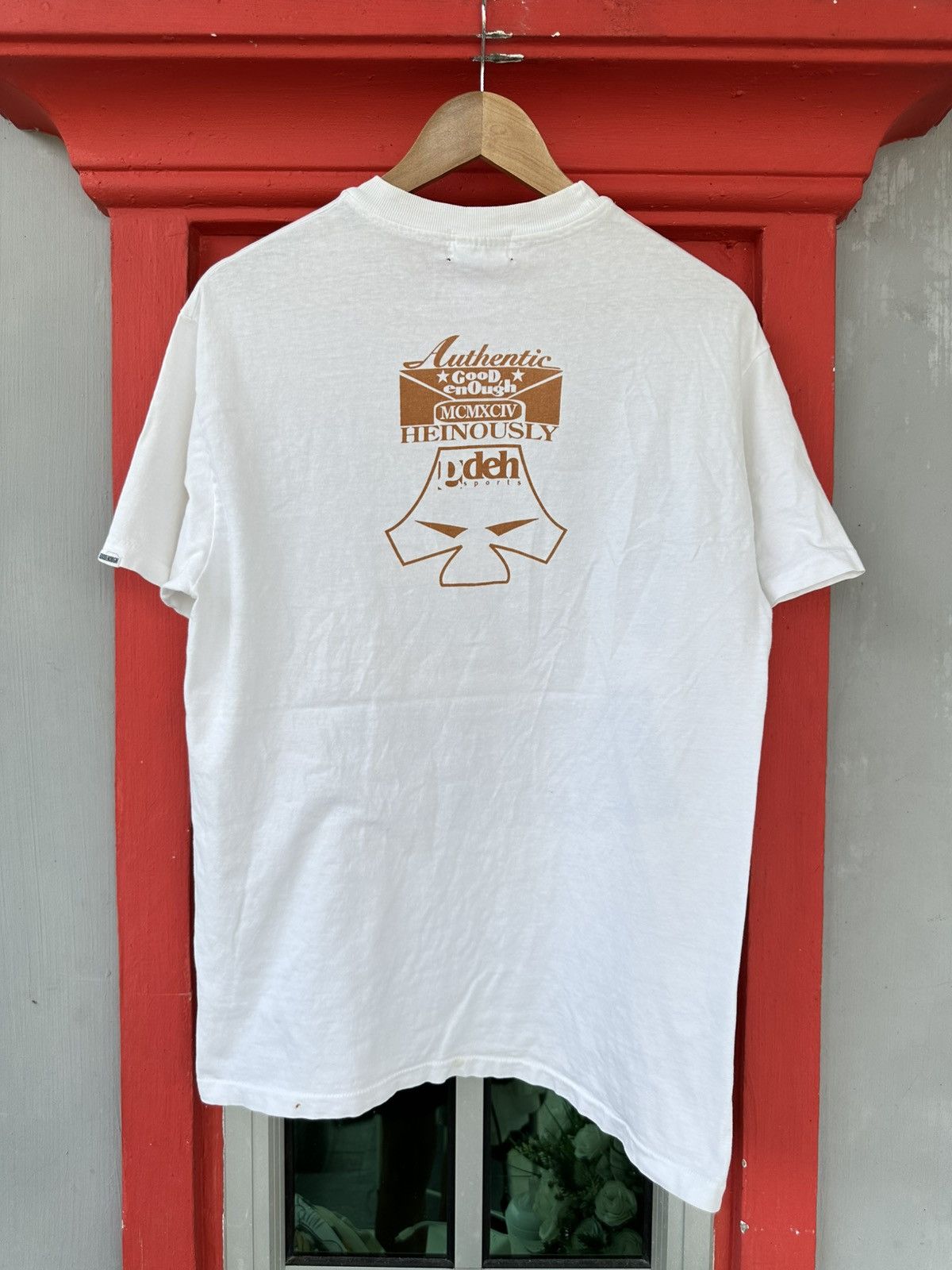 GOODENOUGH × Supreme Rare Vintage 1994 Supreme x GDEH Device Tee Size US M / EU 48-50 / 2 - 2 Thumbnail