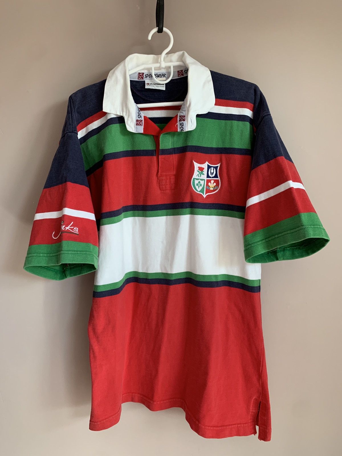 Vintage British and Irish Lions Vintage Rugby Union Shirt Retro Sz L Size US L / EU 52-54 / 3 - 1 Thumbnail