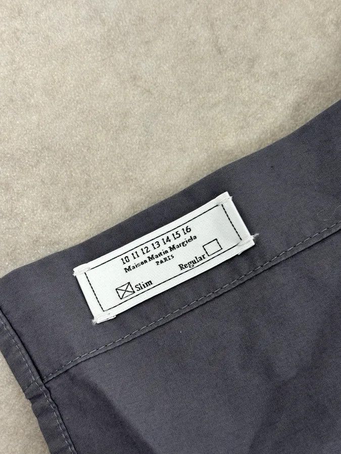 Maison Margiela AW2011 Maison Margiela Grey Classy Signature Shirt Size US L / EU 52-54 / 3 - 13 Thumbnail