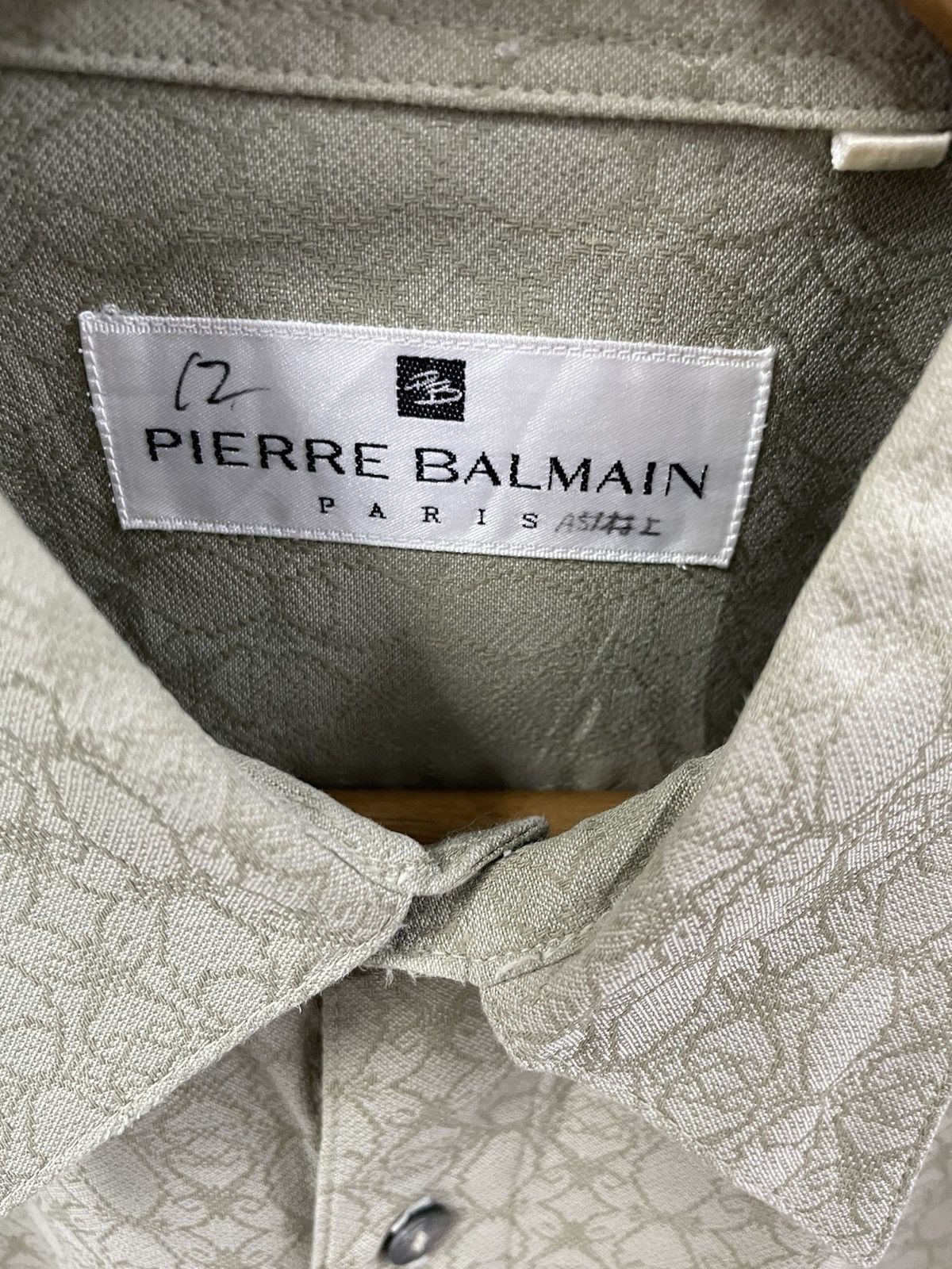 Pierre Balmain Vintage Pierre Balmain Shirts Sage Size US S / EU 44-46 / 1 - 5 Thumbnail