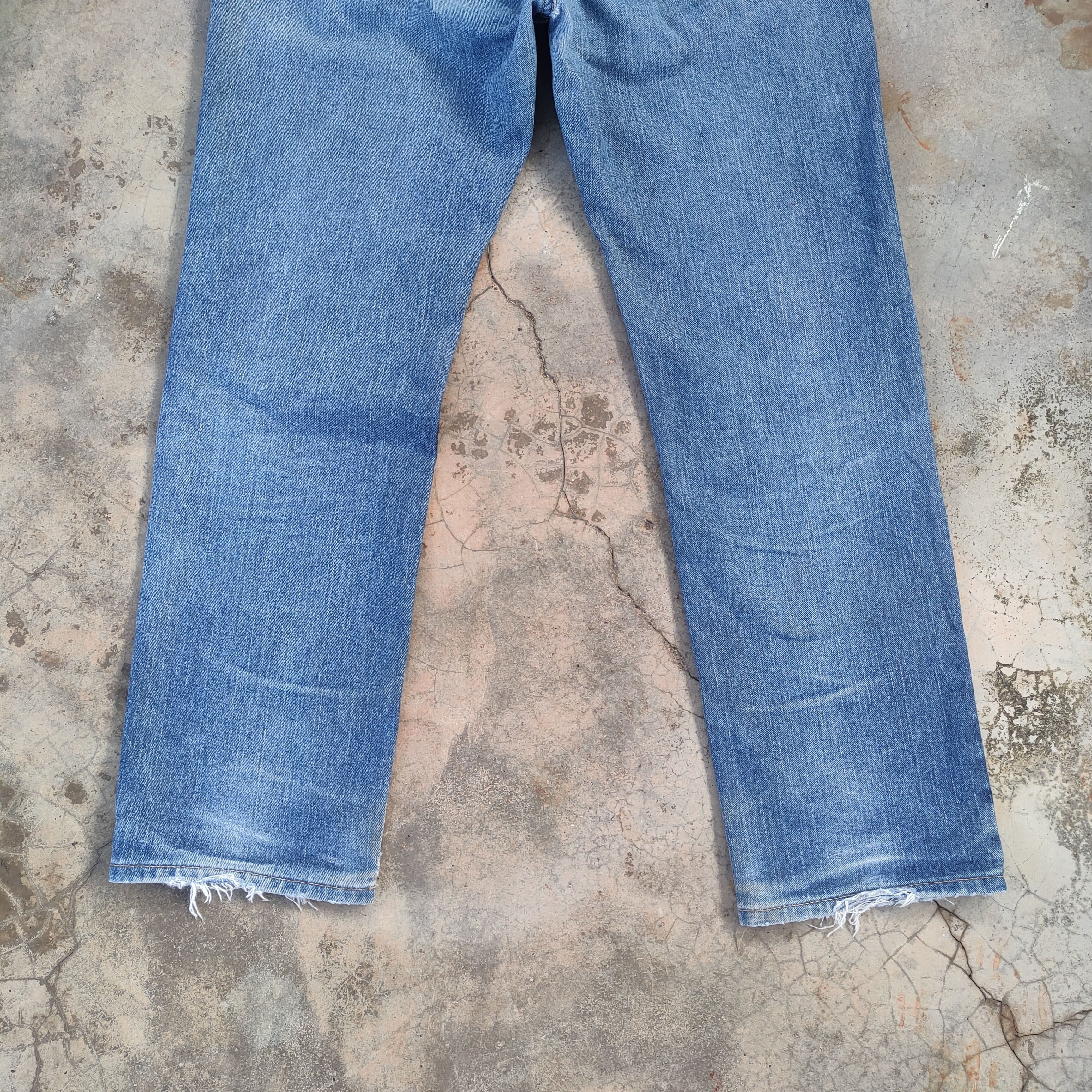 Edwin W32 VINTAGE EDWIN 403 FADED DISTRESSED JEAN PANTS Size US 32 / EU 48 - 10 Thumbnail