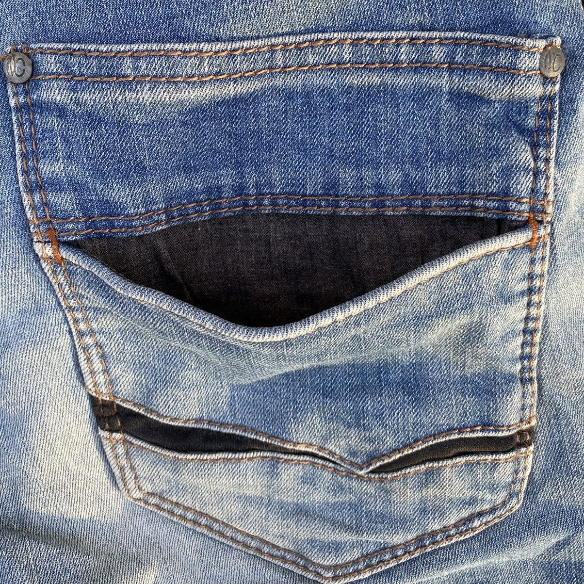 If Six Was Nine × Japanese Brand Flare Nicole Club For Men Blue Stone Zip Denim Jeans Size US 32 / EU 48 - 12 Thumbnail