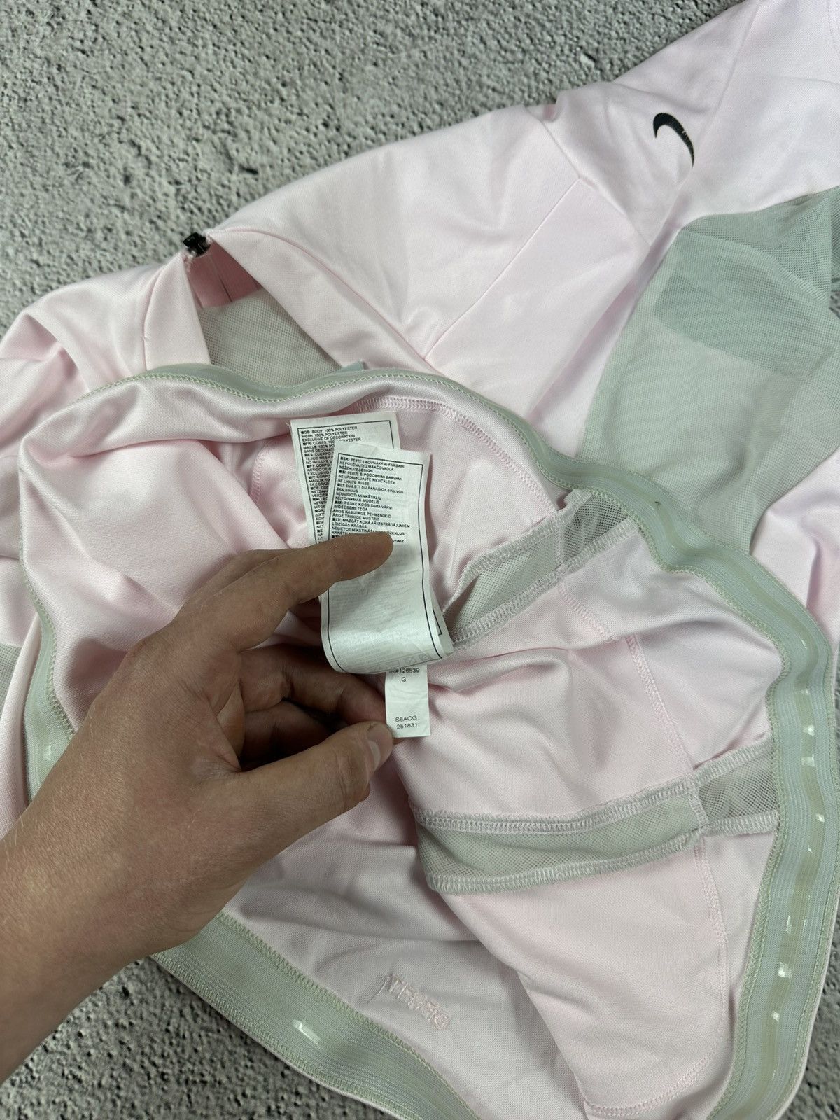 Nike × Vintage Nike Dri-FIT Cycling Jersey Pink Full Zip XL Portugal Size US XL / EU 56 / 4 - 15 Thumbnail