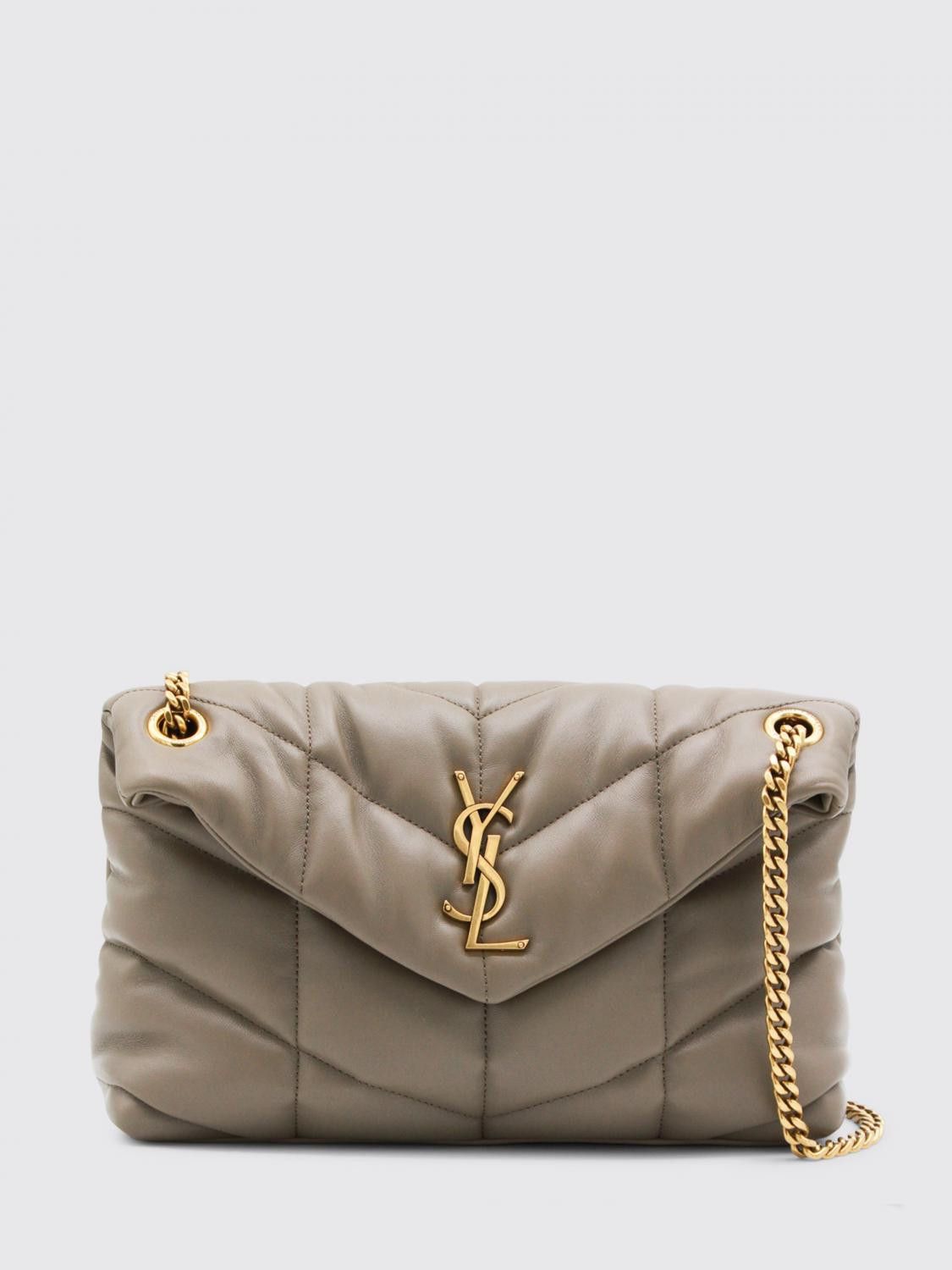 Saint Laurent Paris Saint Laurent Shoulder Bag Woman Beige Size ONE SIZE - 1 Thumbnail