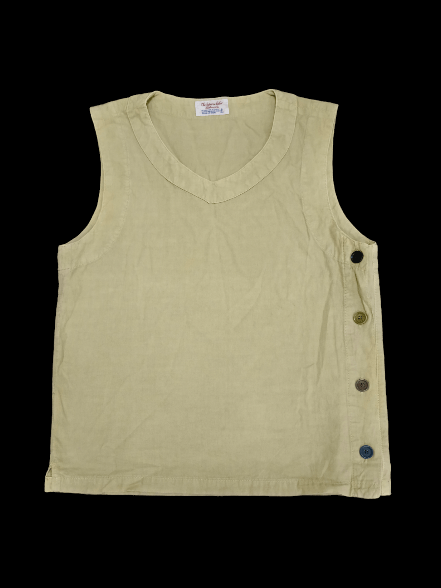 The Superior Labor DiStTRESSED THE SUPERI0R LABOUR V NECK Size US S / EU 44-46 / 1 - 1 Thumbnail