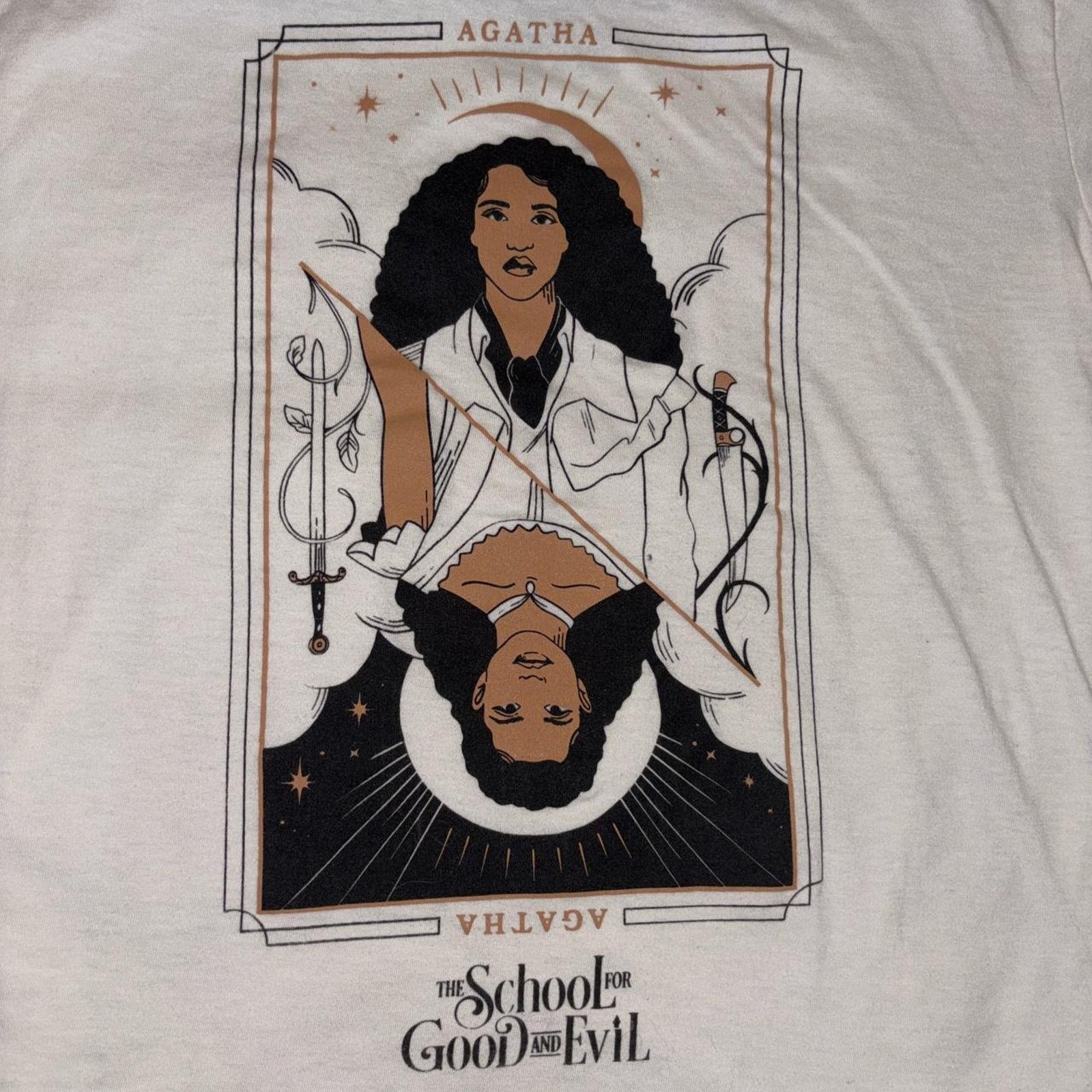 Other White The School for Good And Evil ‘Agatha’ Graphic Tee Size L / US 10 / IT 46 - 4 Thumbnail
