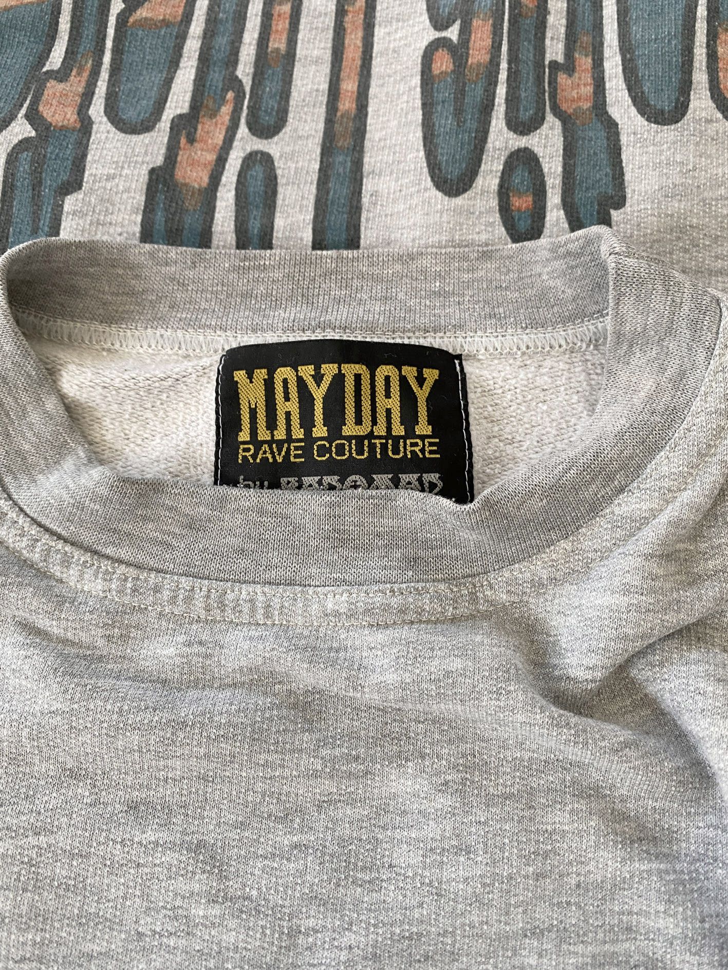 Vintage 90s Vintage Mayday rave sweat shirt Size US XL / EU 56 / 4 - 5 Thumbnail