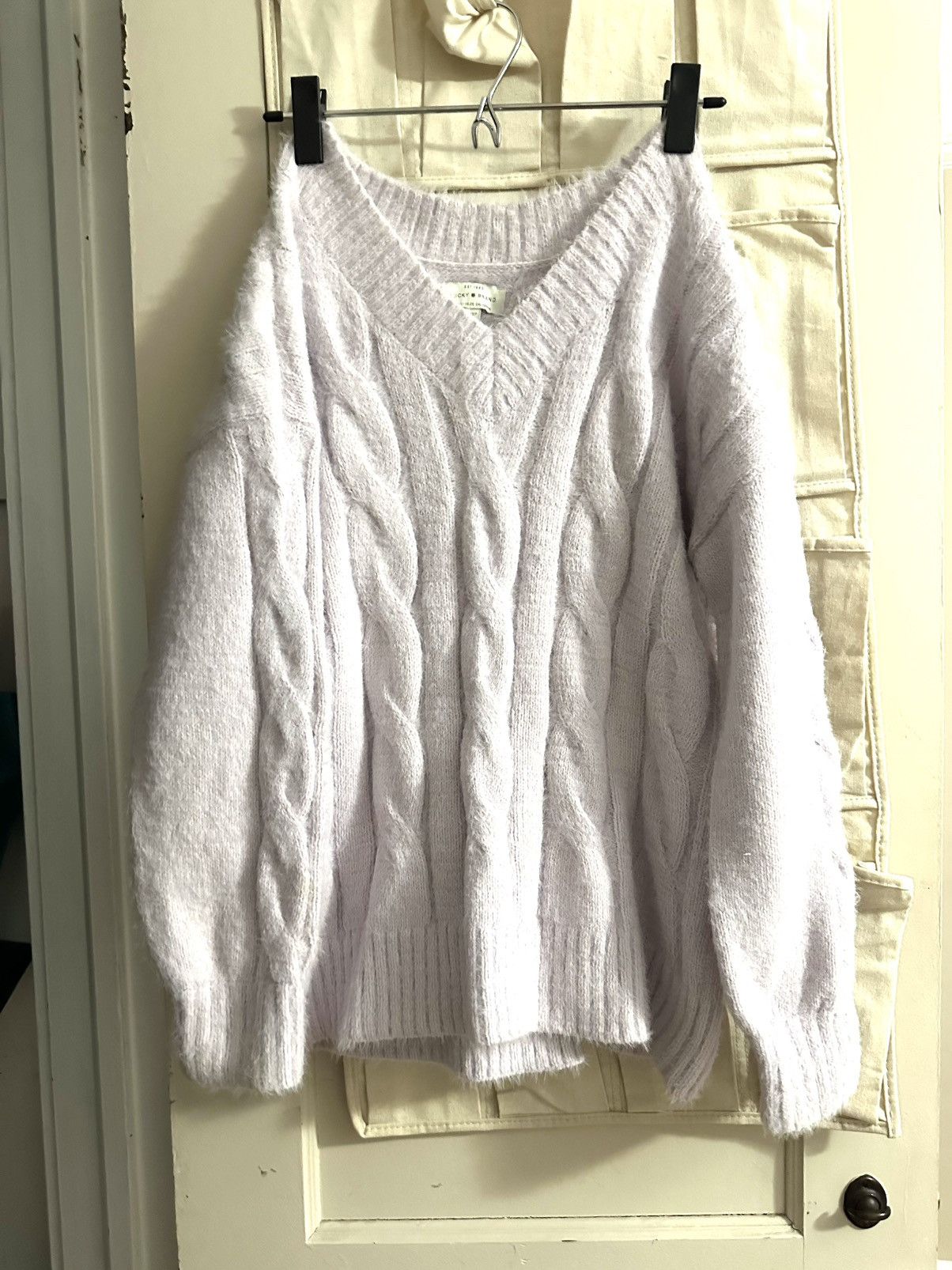 Lucky Brand barely worn tight fitting lavender juicy sweater Size XS / US 0-2 / IT 36-38 - 1 Thumbnail