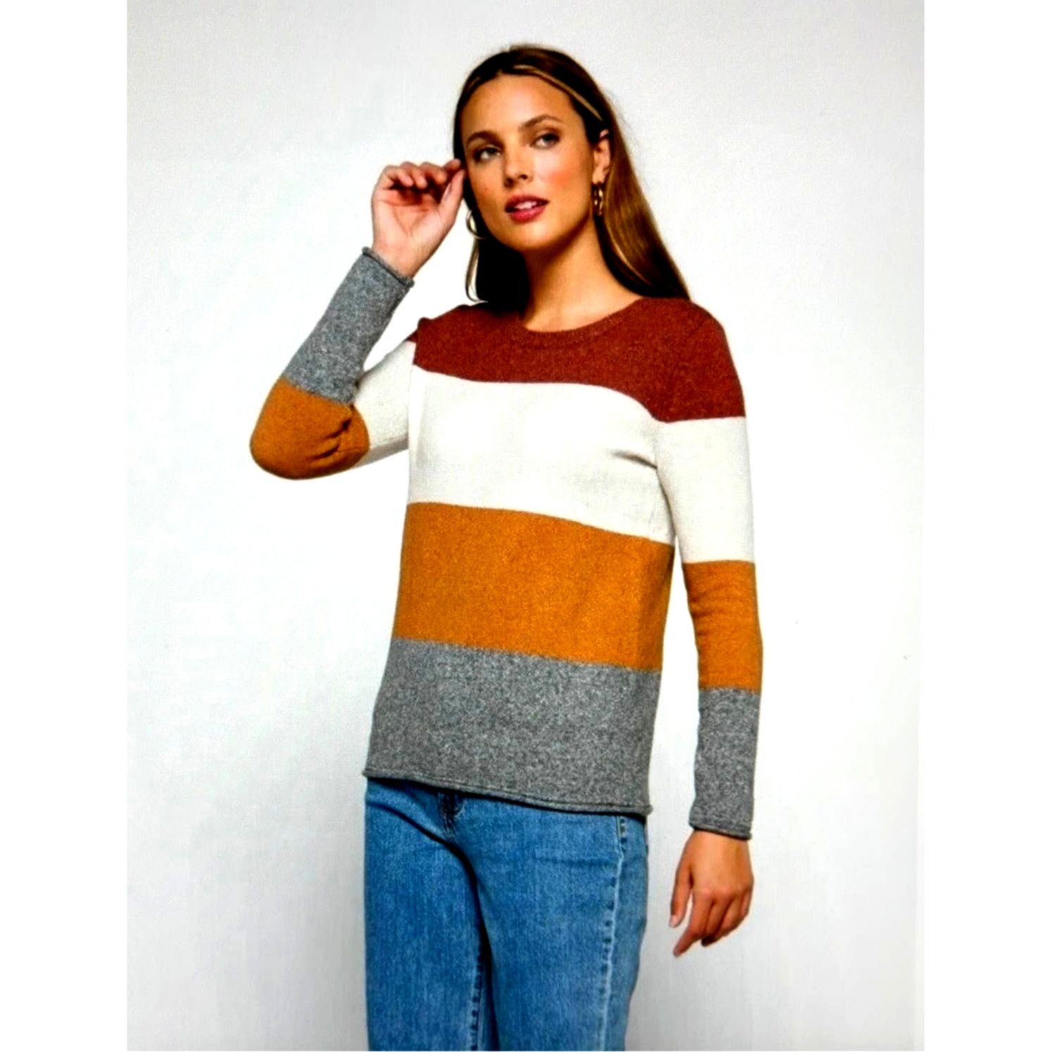 Other Pinque Gina Crewneck Sweater - Burnt Orange - size L Size L / US 10 / IT 46 - 3 Thumbnail