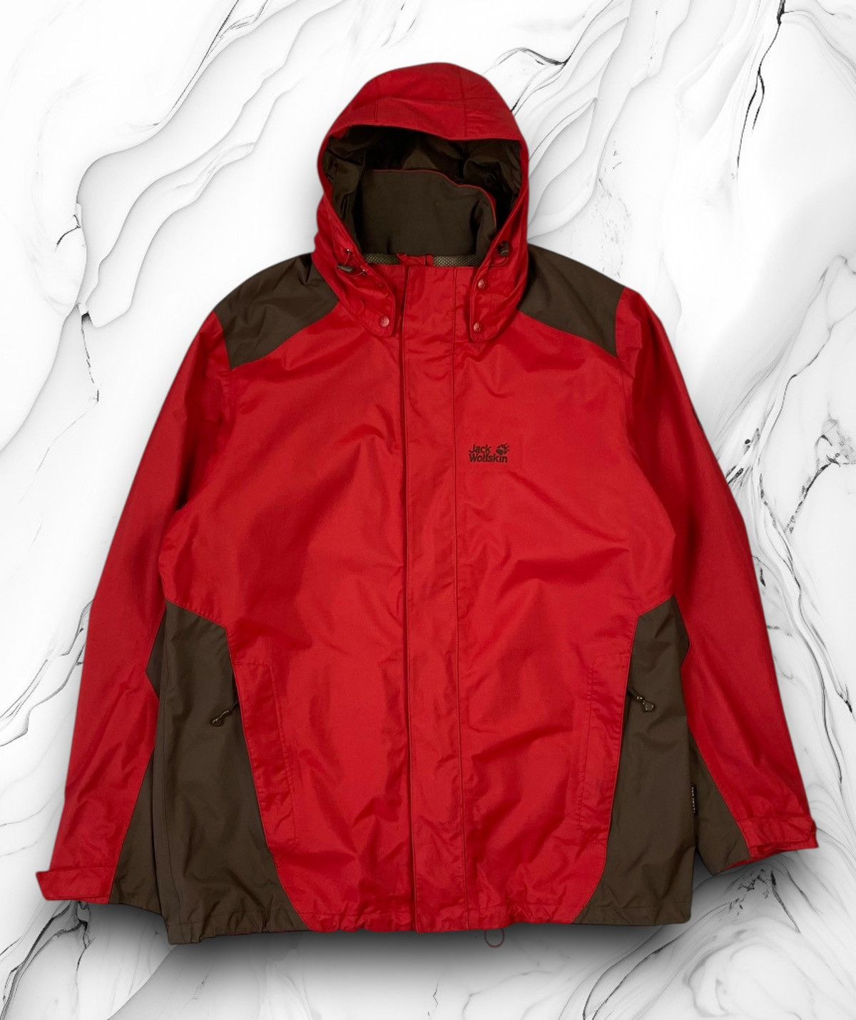 Jack Wolfskin Texapore Outdoor Gorpcore Jacket Red Size XL