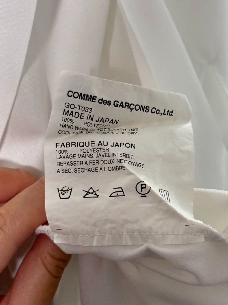 Comme des Garcons Comme Des Garcons Tear Ribbon Irregular Short Sleeve T-shi Size S / US 4 / IT 40 - 5 Thumbnail