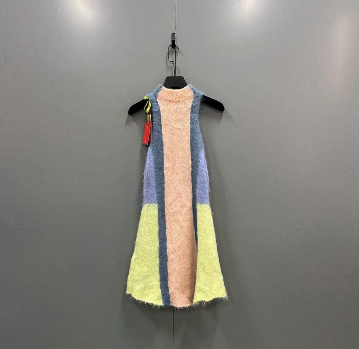Diesel DIESEL Color Block Mohair Sleeveless Dress J41 Size S / US 4 / IT 40 - 2 Thumbnail