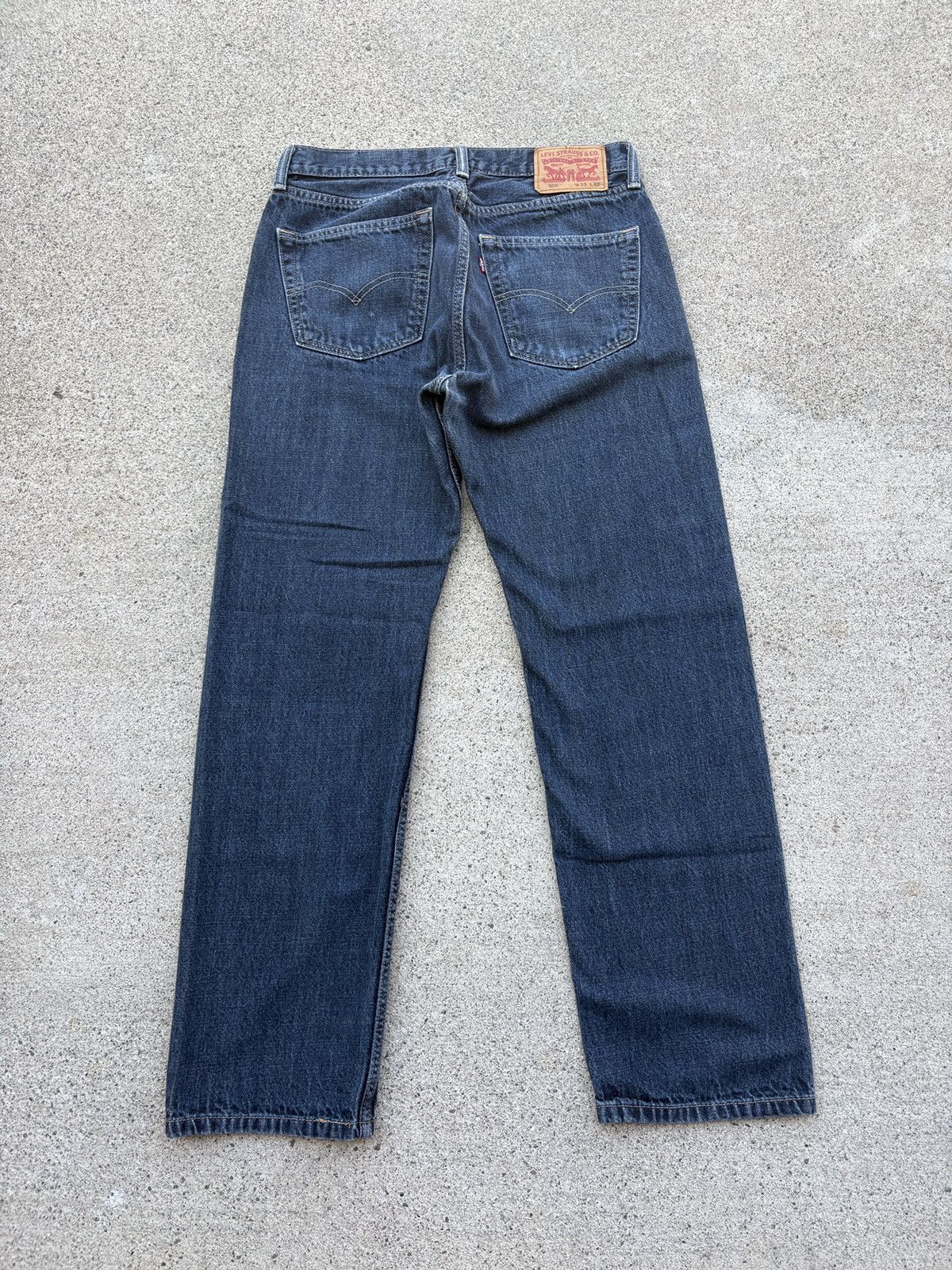 Levi's Vintage Y2K 505’ Levis Regular Fit M. Indigo Jeans Sz. 33x32 Size US 33 - 2 Thumbnail