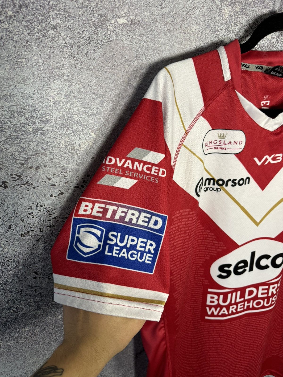 Vintage Salford Red Devils Rugby Jersey Men’s Size XL Size US XL / EU 56 / 4 - 17 Thumbnail