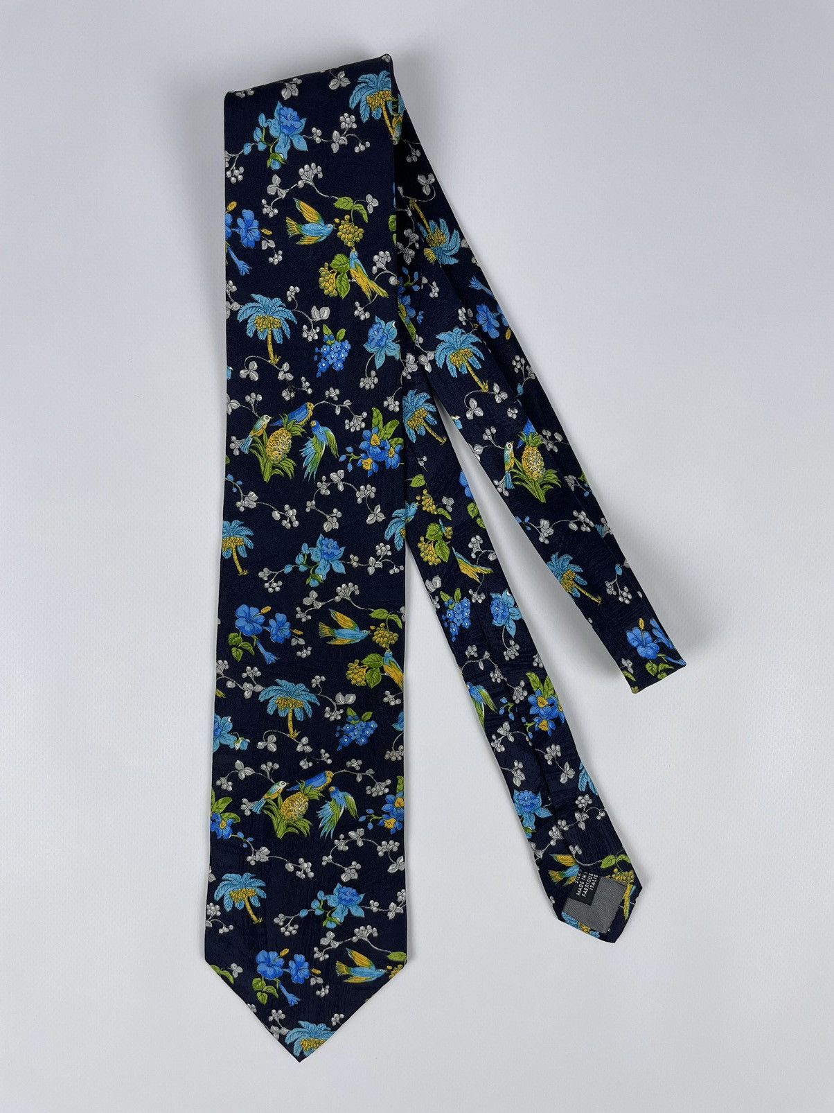 Kenzo Kenzo Homme Abstraction Silk Tie Size ONE SIZE - 1 Thumbnail