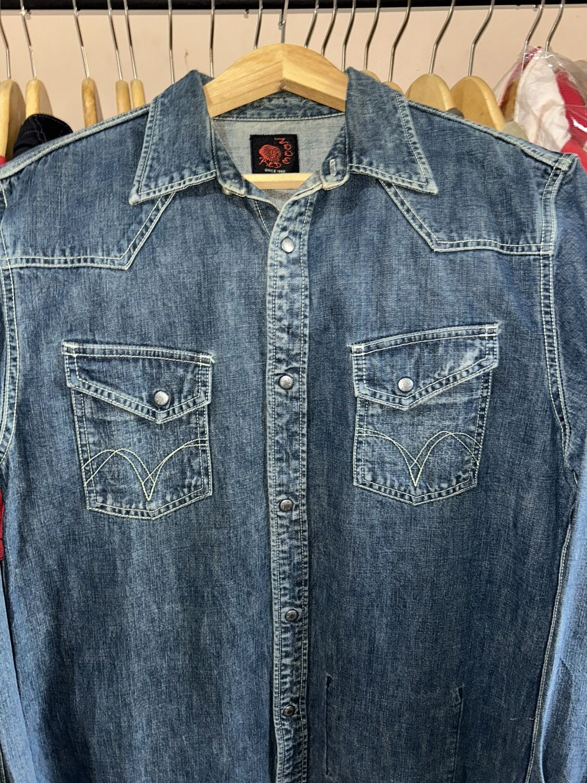 Redmoon Redmoon Western Denim Shirt Size US L / EU 52-54 / 3 - 2 Thumbnail