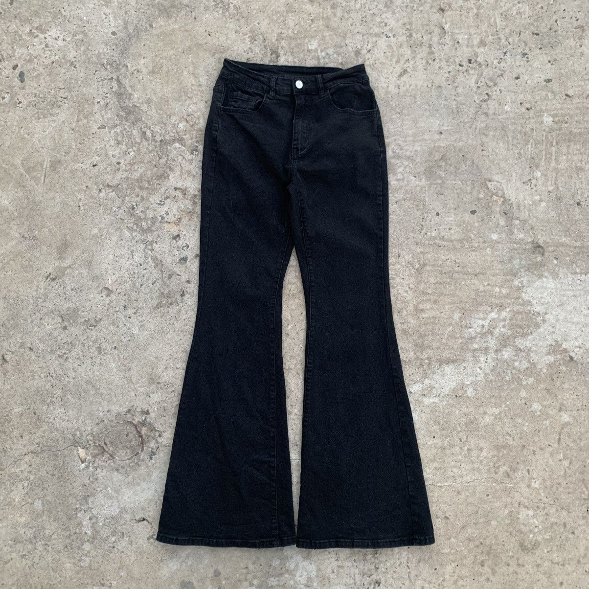 Shein Vintage Japanese Style Shein Women’s Flared Jeans Y2K 00s Size 28" / US 6 / IT 42 - 6 Thumbnail