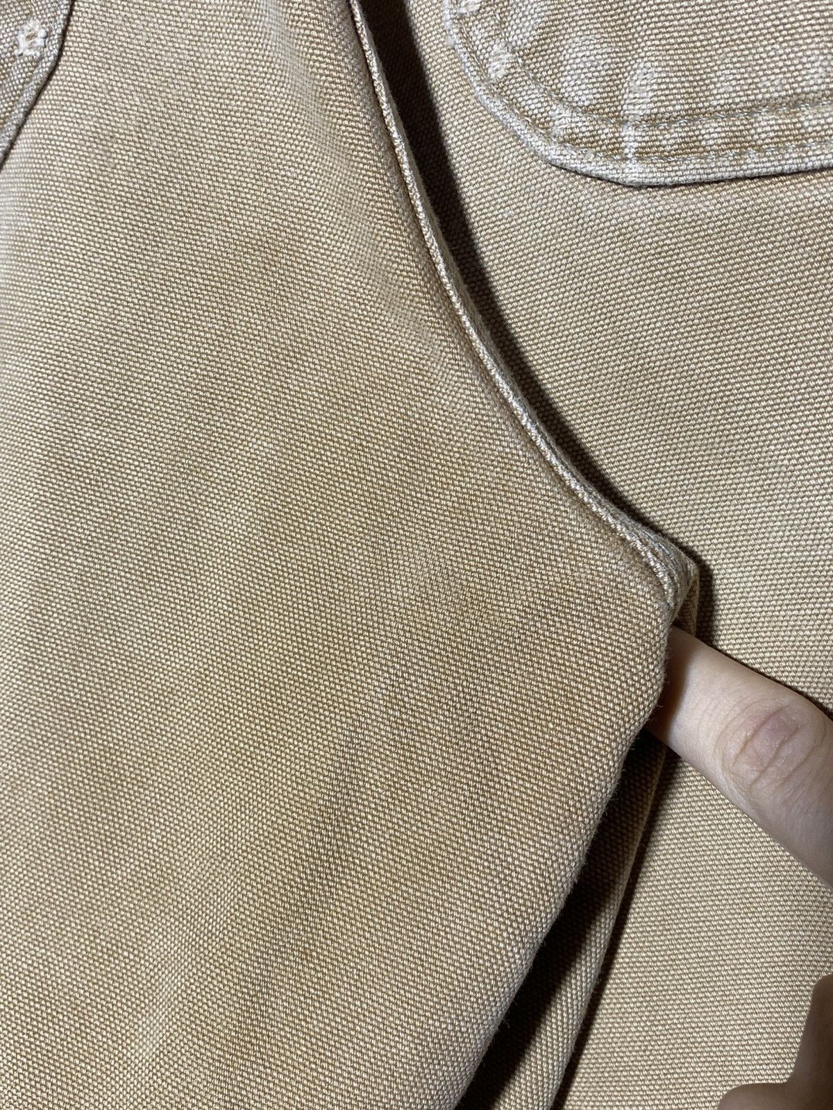 Carhartt Carhartt Vintage Double Knee Canvas Work Pants 33x34 Beige Size US 34 / EU 50 - 15 Thumbnail
