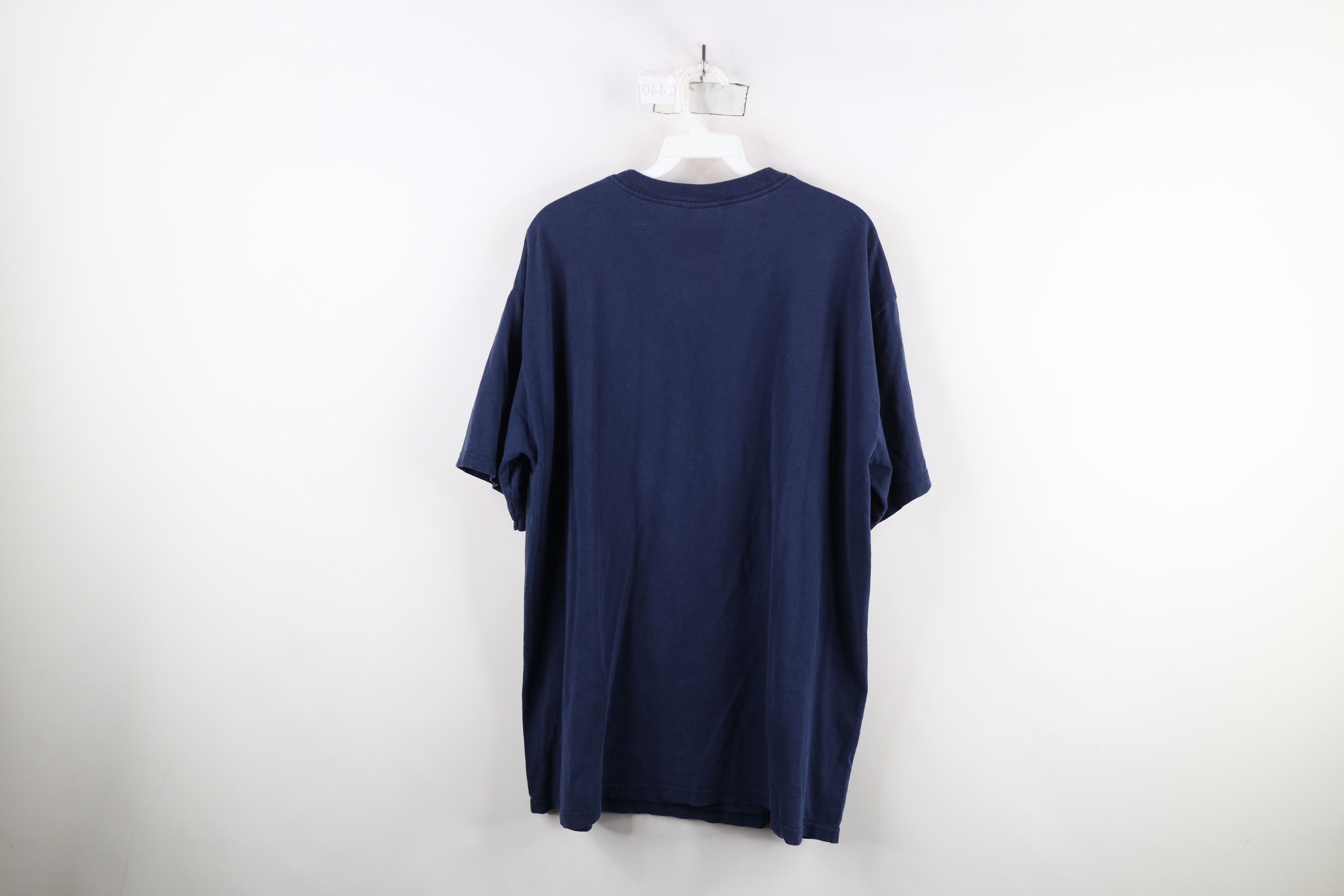 Adidas × Vintage Vintage 90s Y2K Adidas Soccer Spell Out T-Shirt Blue Cotton Size US L / EU 52-54 / 3 - 11 Thumbnail