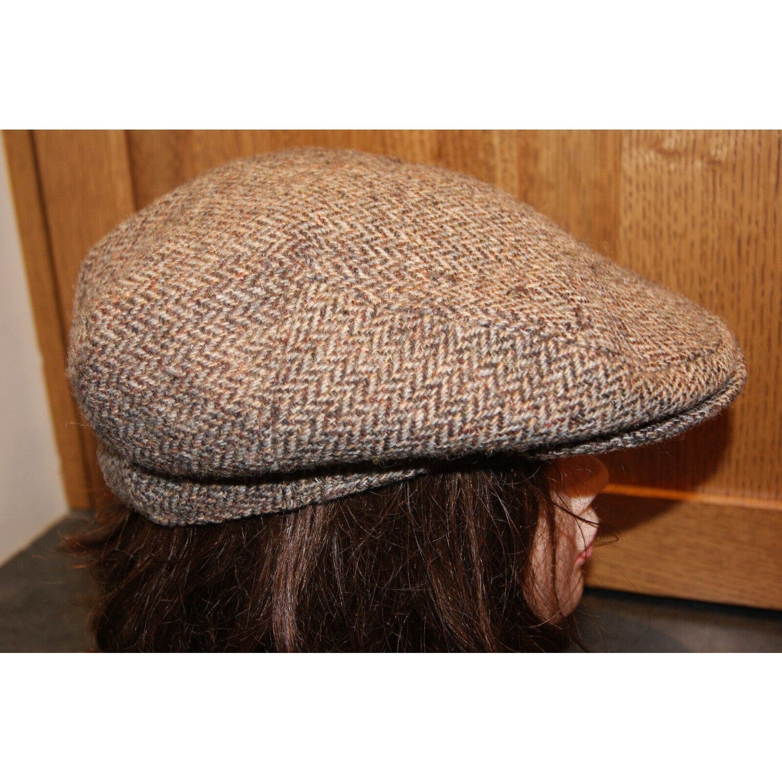 Other VTG Tweed Cap Hat Newsboy Brown Wool Thinsulate Mens M USA Size ONE SIZE - 3 Thumbnail