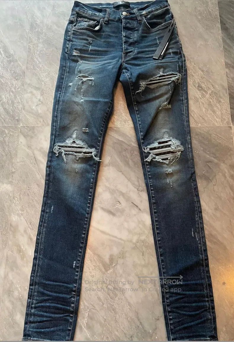 Amiri Amiri Size 30 Phantom blue mx1 jeans Size US 30 / EU 46 - 1 Thumbnail