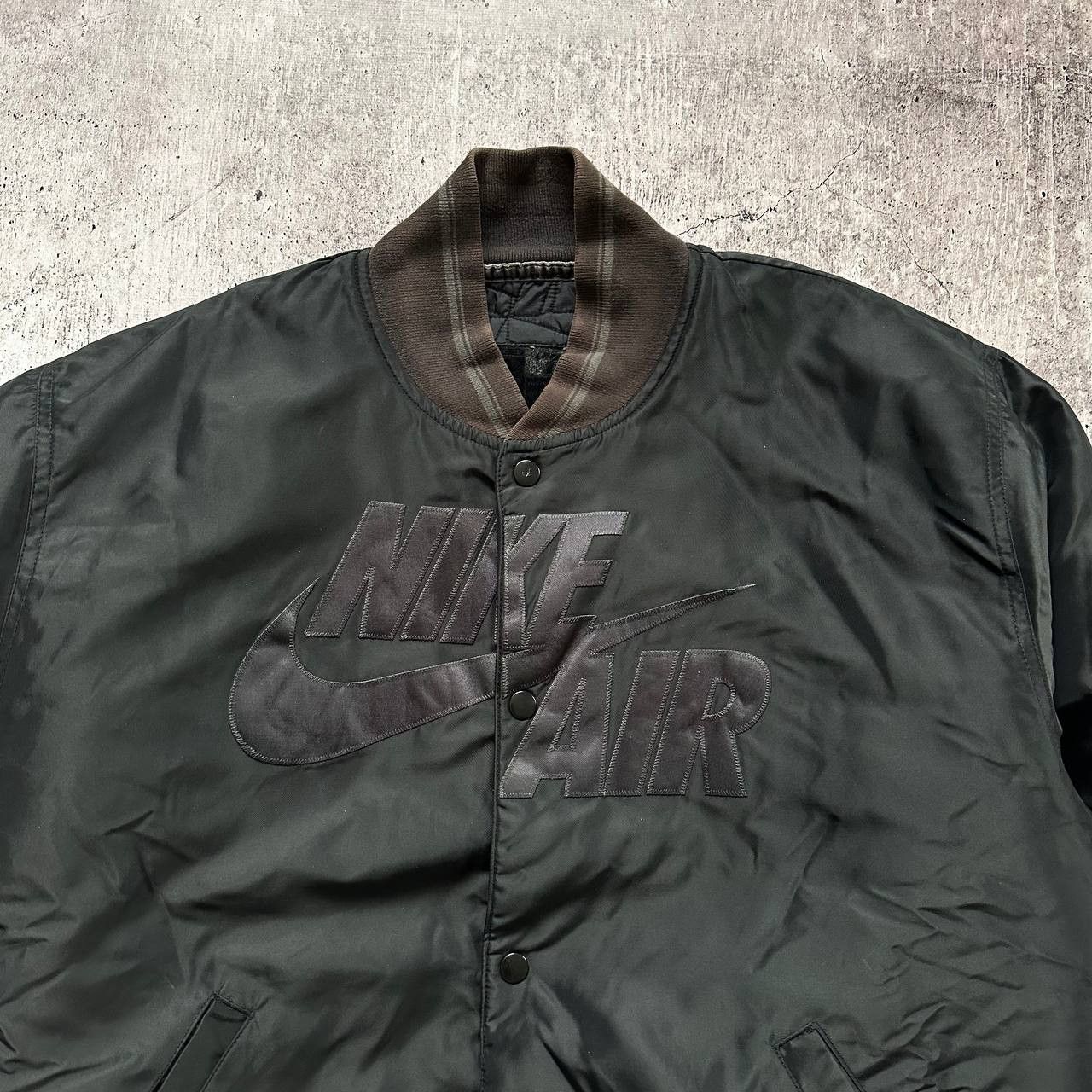 Nike Nike y2k Vintage Big Logo Nylon Boxy Bomber Light Jacket Size US M / EU 48-50 / 2 - 2 Thumbnail