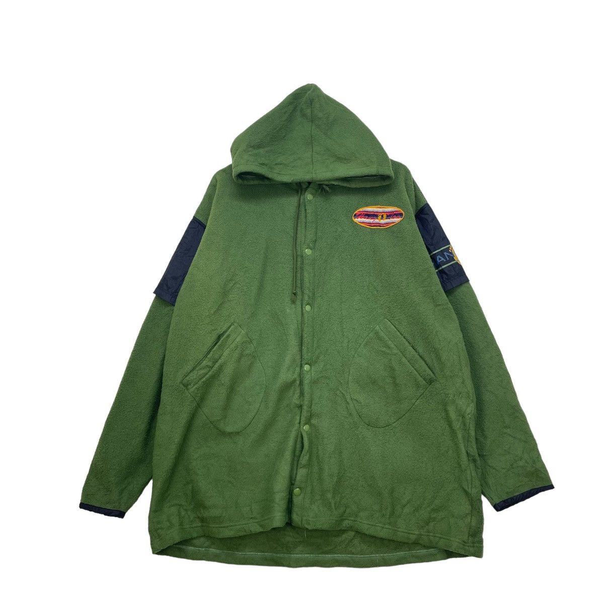 Hang Ten 💥Vintage Hang Ten Streetwear Surf Style Hooded Jacket Size US L / EU 52-54 / 3 - 2 Thumbnail