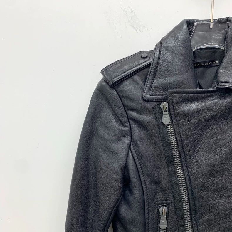 Other Balenciaga size 38 Black sheepskin lapel long sleeve diago Size S / US 4 / IT 40 - 3 Thumbnail