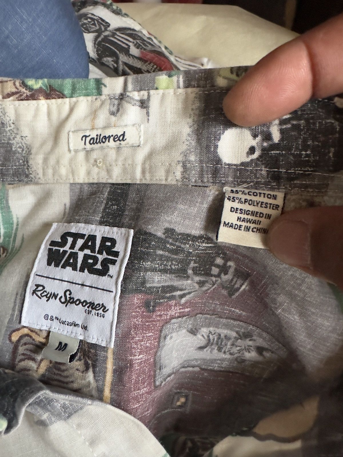 Reyn Spooner Reyn Spooner Star Wars Tailored Men's M Jabba Hutt Hoth Size US M / EU 48-50 / 2 - 4 Thumbnail