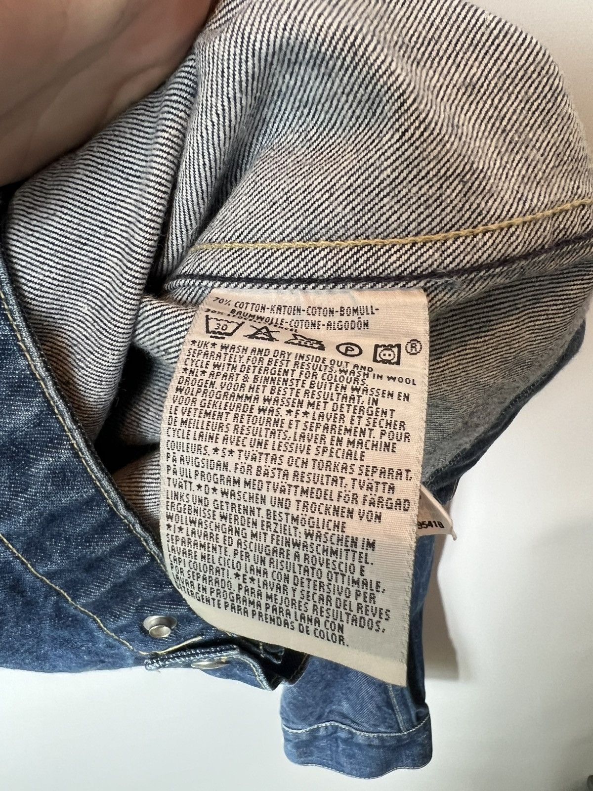 Levi's Vintage Clothing Levis Engineered Jeans Vintage Snap Button Denim Jacket Size US M / EU 48-50 / 2 - 9 Thumbnail
