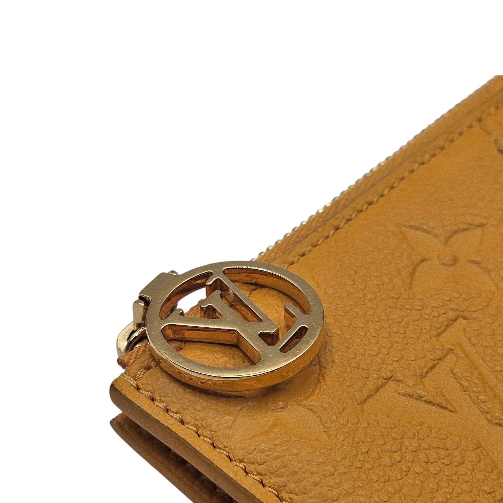 Louis Vuitton Romy Monogram Empreinte Card Case M11412 - Leather - Yellow Size ONE SIZE - 4 Thumbnail