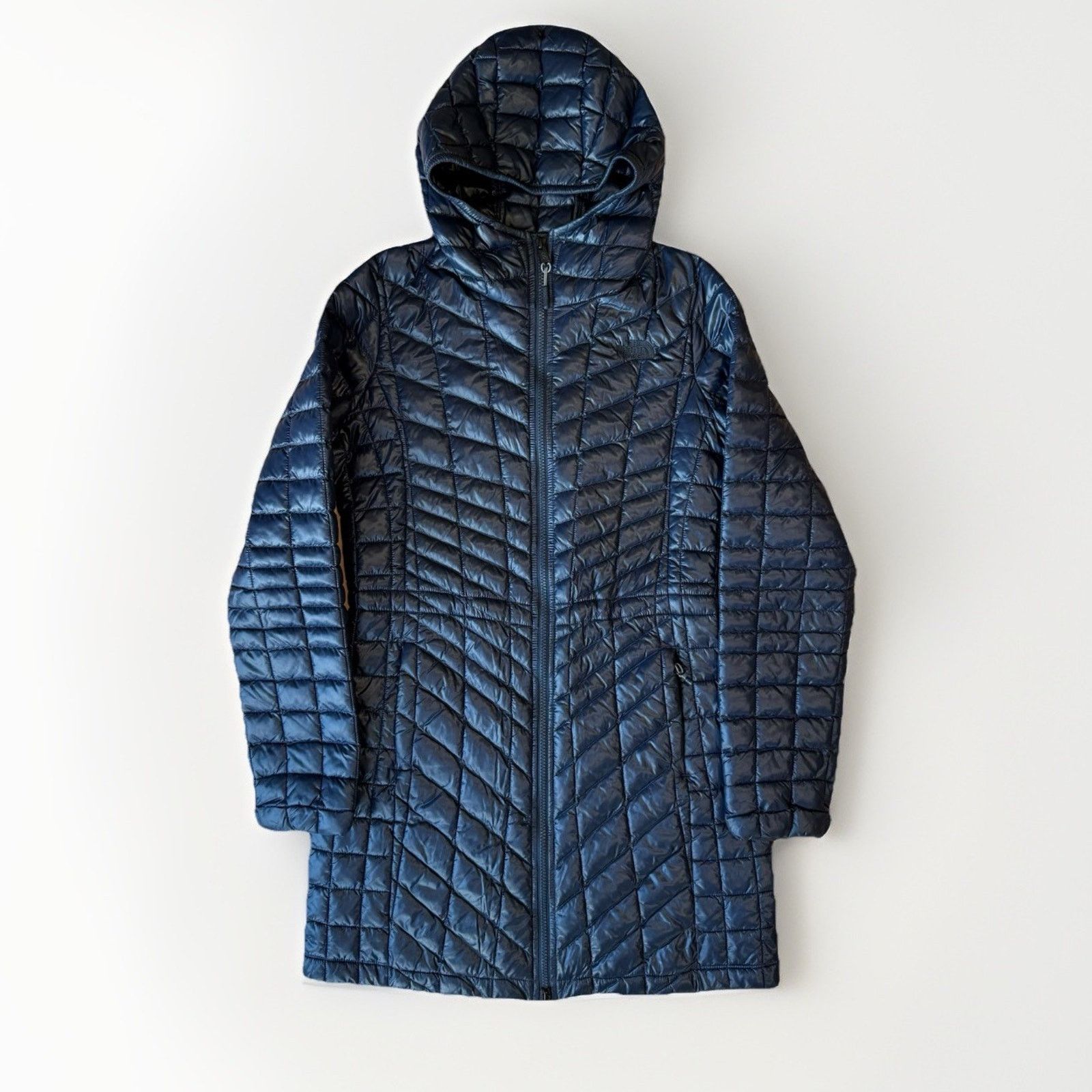 The North Face North Face Thermoball Parka Jacket S Navy Full Zip Insulated Size S / US 4 / IT 40 - 1 Thumbnail
