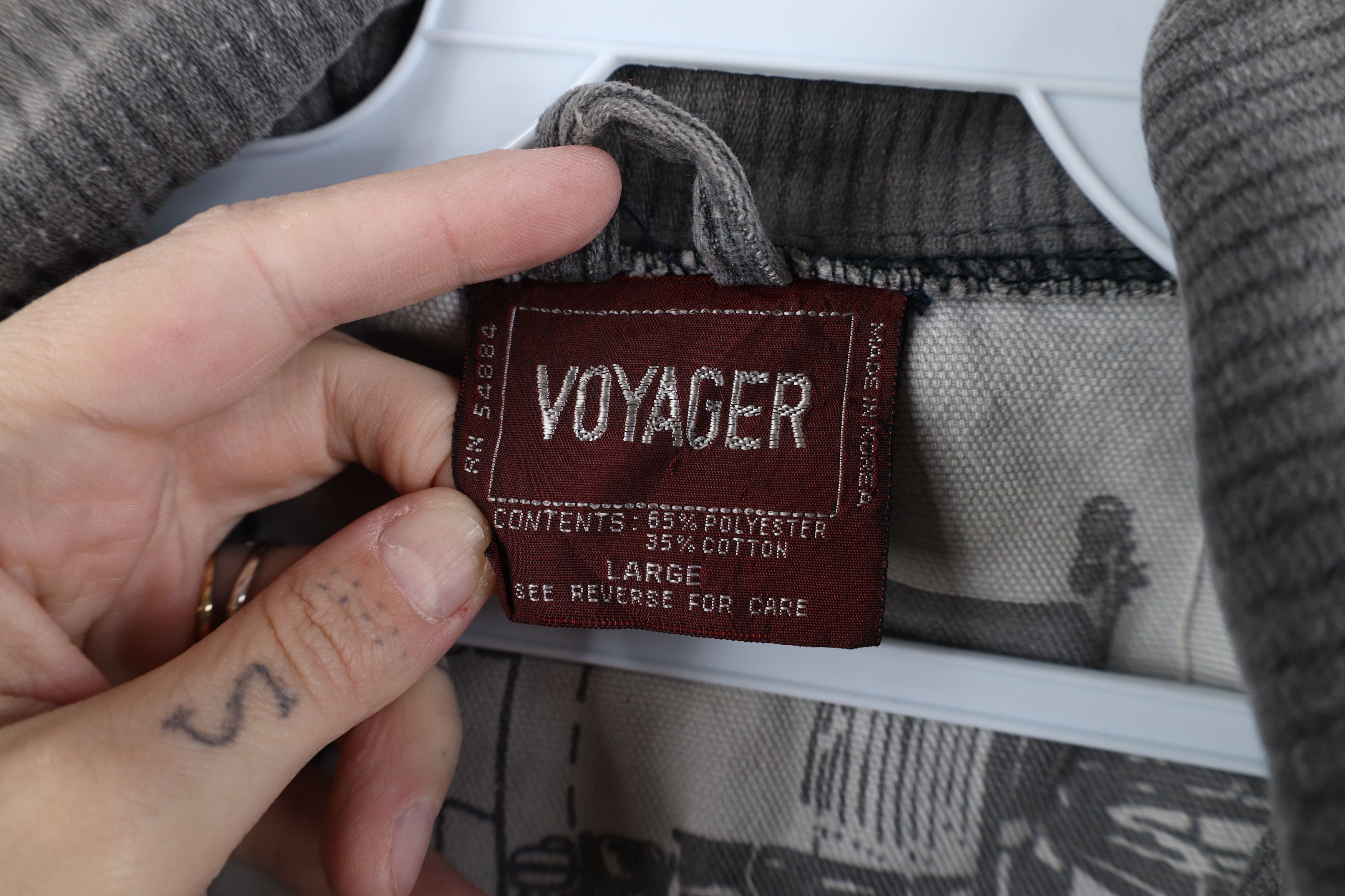 Vintage Vintage 90s Streetwear Canvas Corduroy Full Zip Vest Jacket Size US L / EU 52-54 / 3 - 8 Thumbnail