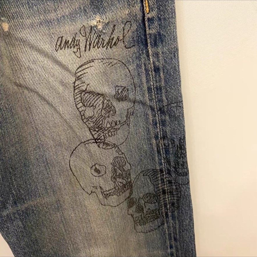Hysteric Glamour × Japanese Brand × Vintage Hysteric Glamour Vintage Faded Denim Jeans Blue size 28 Size US 28 / EU 44 - 5 Thumbnail