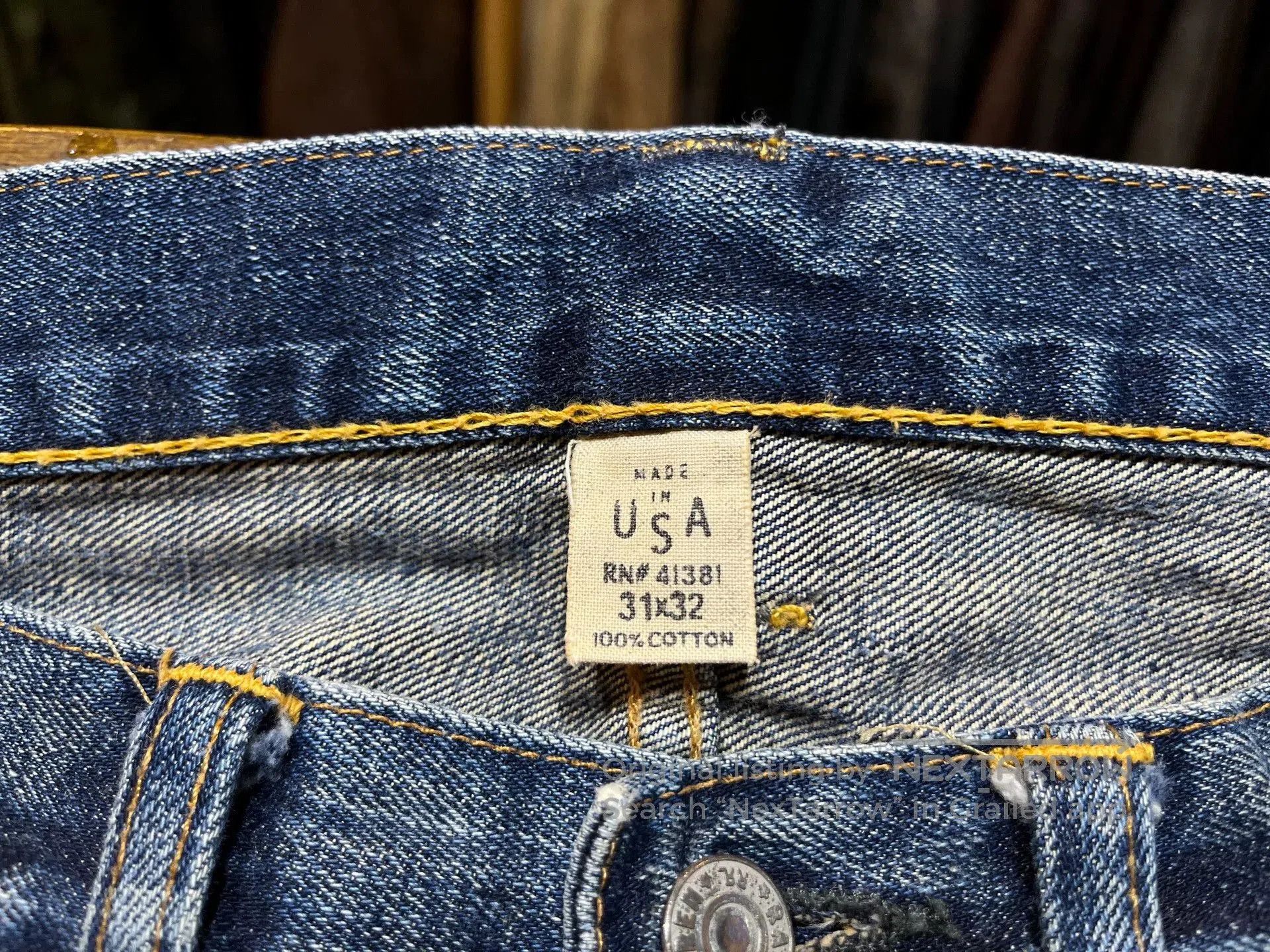 RRL Ralph Lauren distressed low-rise denim pants by RRL. Size US 31 - 3 Thumbnail