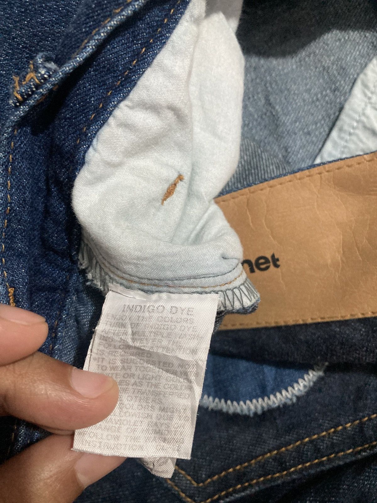 Issey Miyake Issey Miyake Ne-net Denim Pants Size 30" / US 8 / IT 44 - 8 Thumbnail