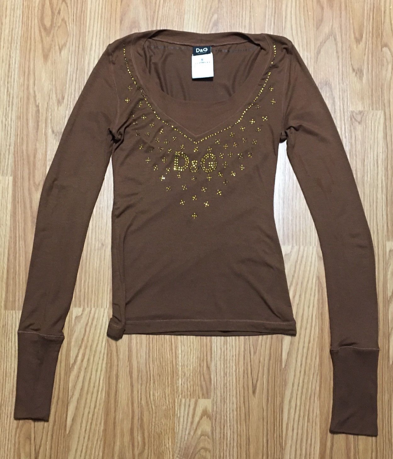 Dolce & Gabbana Dolce & Gabbana Vintage Embroidered Rhinestones Sweatshirt S Size S / US 4 / IT 40 - 8 Thumbnail