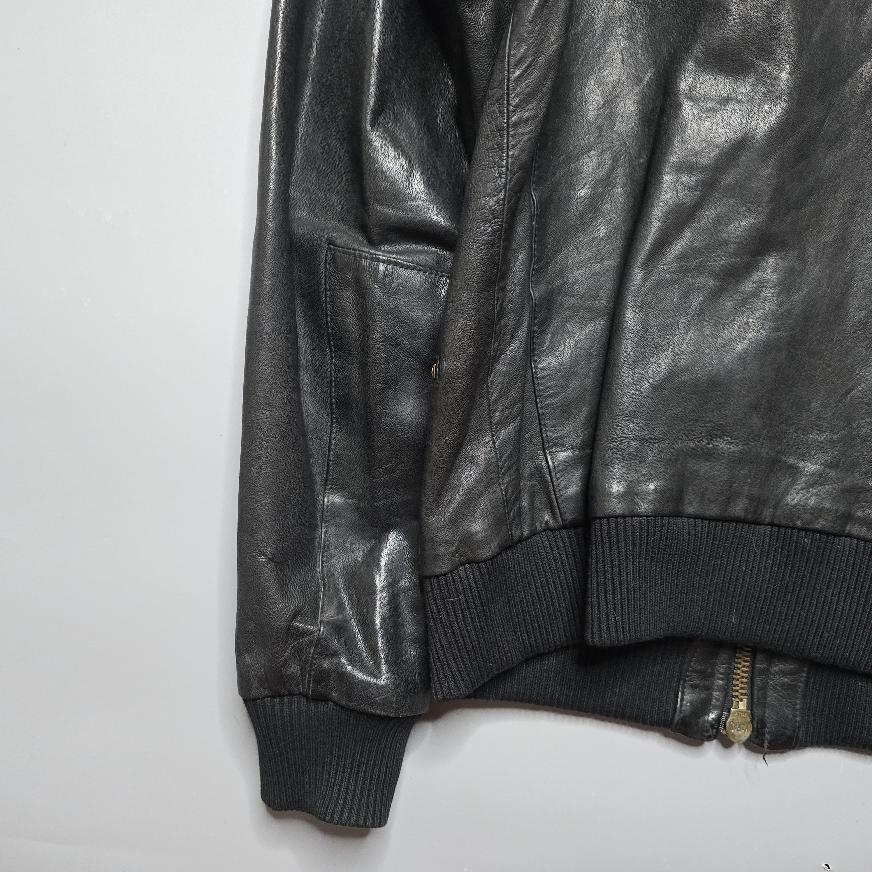 Golden Goose Golden Goose - Archive Cafe Racer Leather Jacket Size US S / EU 44-46 / 1 - 4 Thumbnail