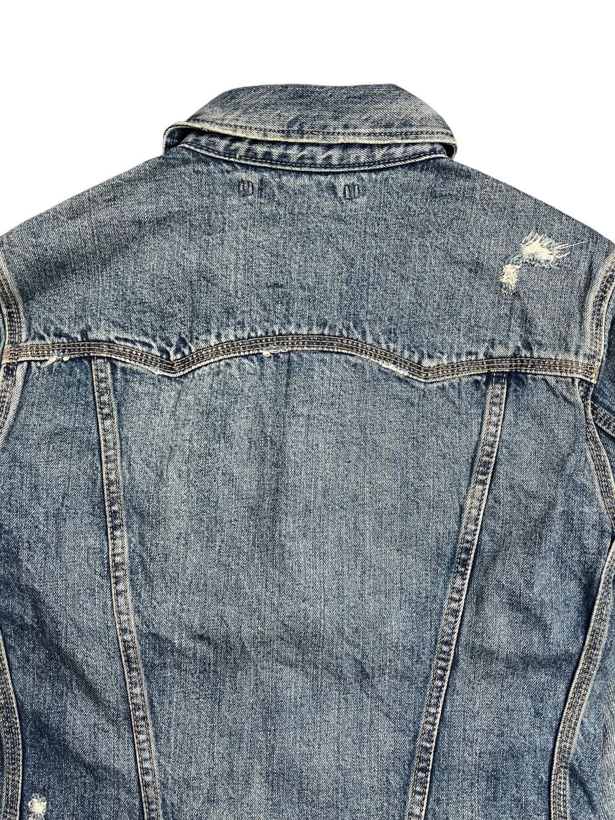 If Six Was Nine 2000s GOA - Apocalypse Style Crash Denim Jacket Size US M / EU 48-50 / 2 - 9 Thumbnail