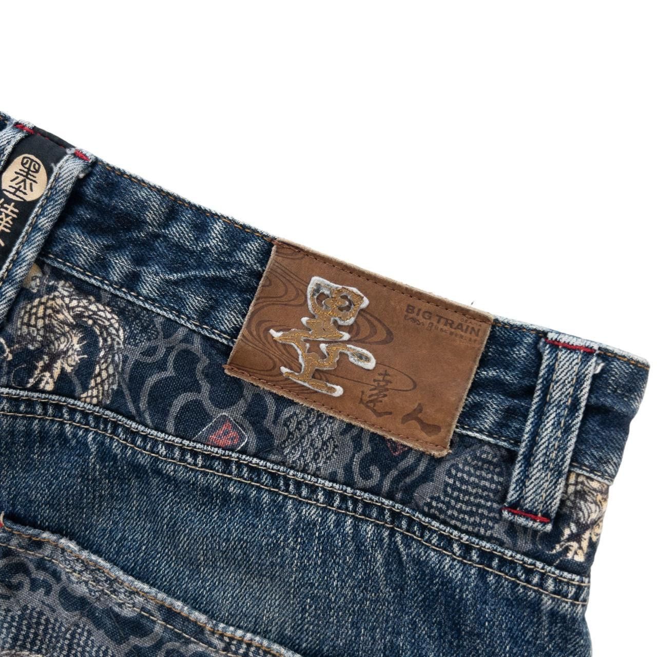 Other Vintage Dragon Big Train Denim Jeans Size W34 Size US 34 / EU 50 - 5 Thumbnail
