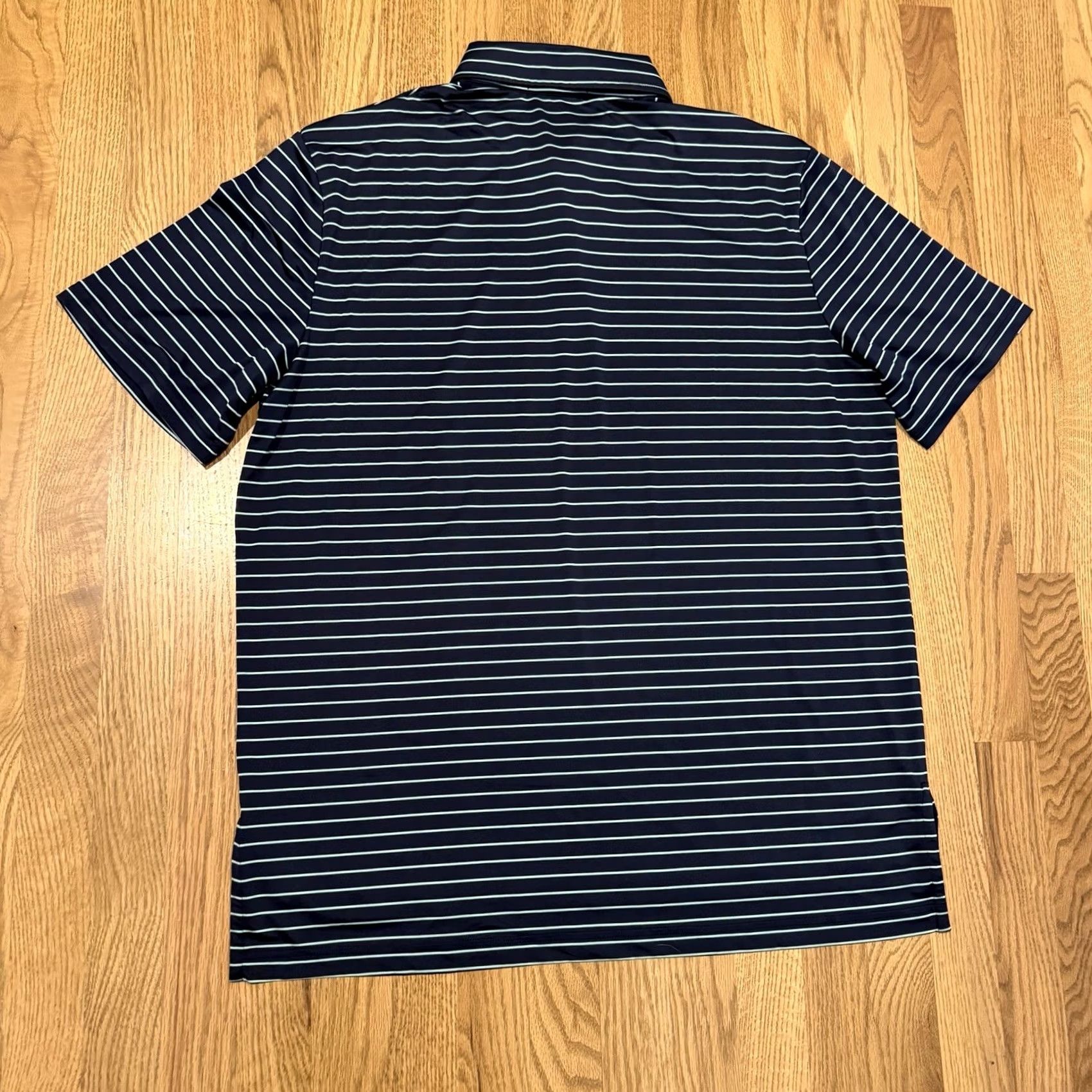 RLX Ralph Lauren RLX Ralph Lauren Golf Polo Shirt XL Striped Short Sleeve Mens Size US XL / EU 56 / 4 - 2 Thumbnail