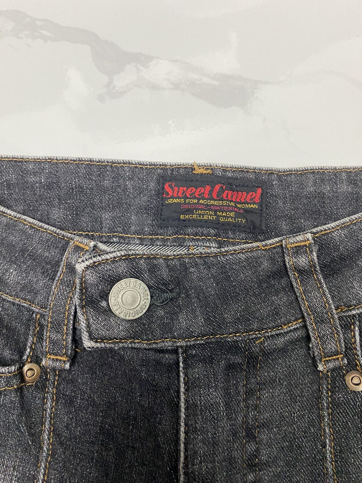 If Six Was Nine × Japanese Brand × Tornado Mart 🔥FLARE JEANS SWEET CAMEL BOOTCUT DENIM JEANS Size 24" / US 00 / IT 34 - 8 Thumbnail