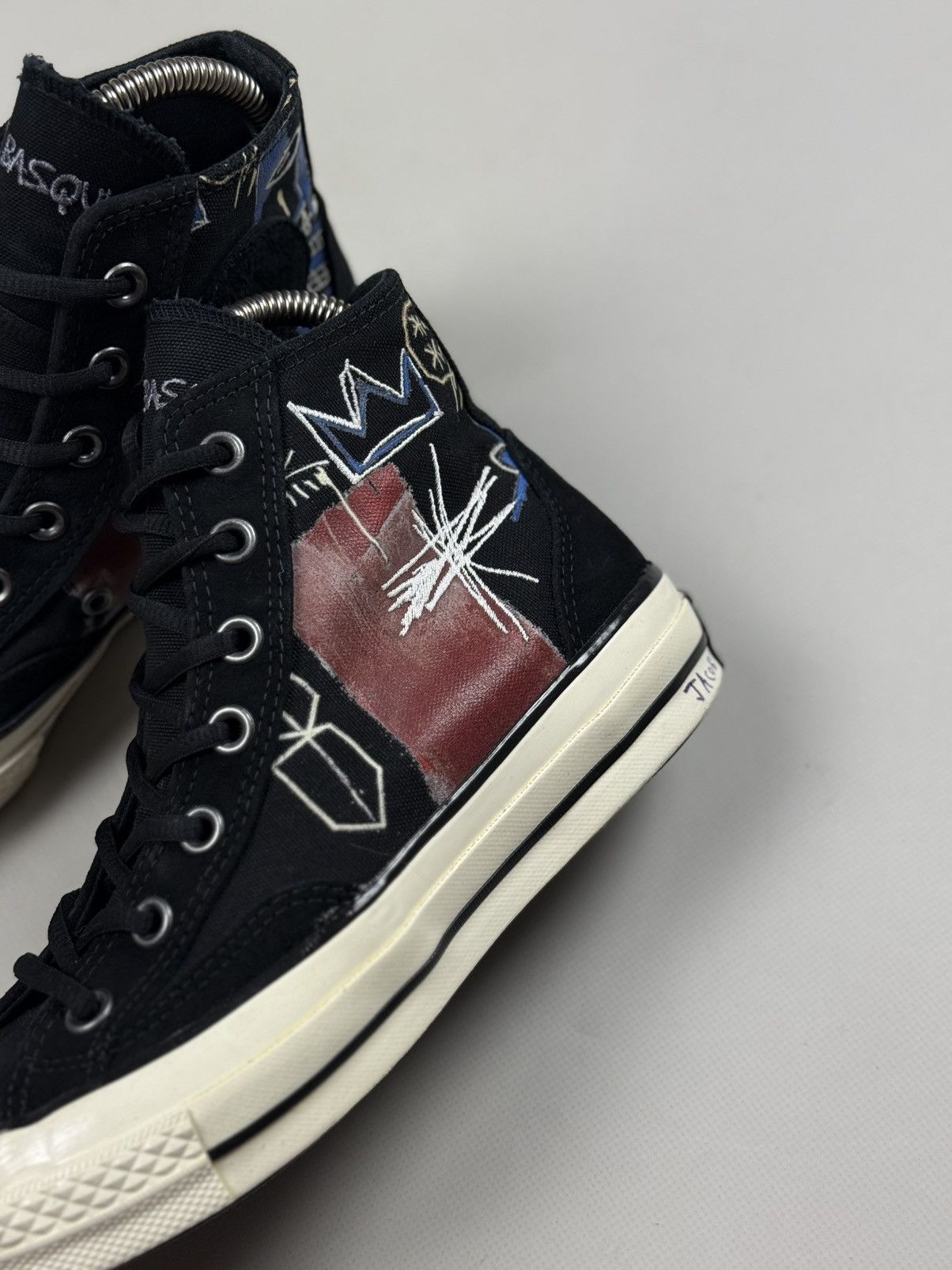 Converse Converse Jean-Michel Basquiat Chuck Taylor High Top Sneakers Size US 7 / IT 37 - 16 Thumbnail