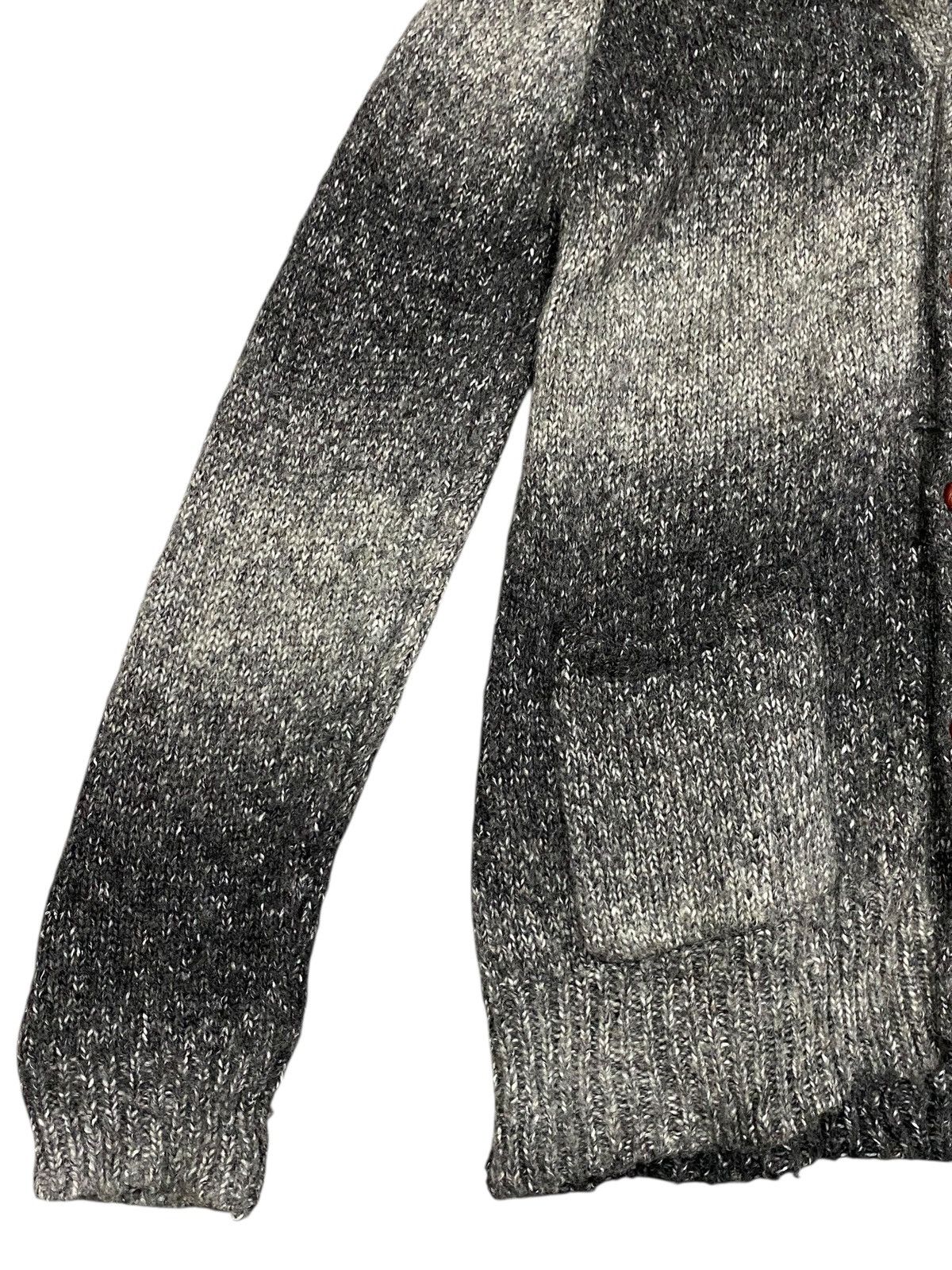 Beams Plus Beams Japan Ombre Gradient Shawl Collar Cardigan Stripe Knit Size US L / EU 52-54 / 3 - 7 Thumbnail