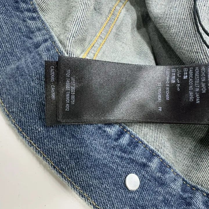 Balenciaga Balenciaga Logo Print Denim Jacket for Women 0079-2507 Size XS / US 0-2 / IT 36-38 - 6 Thumbnail