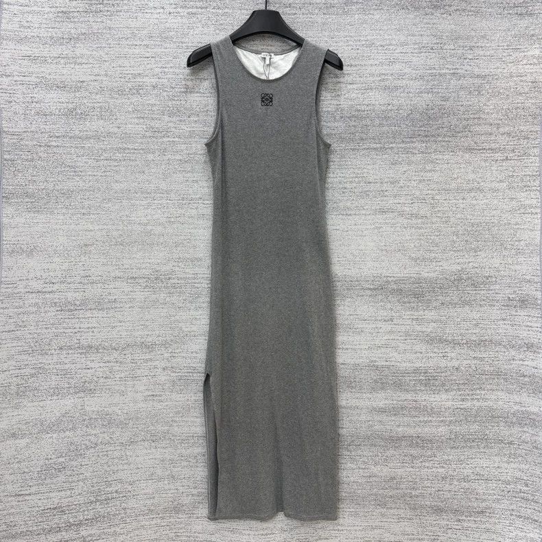 LOEWE Short-sleeved dress with open back