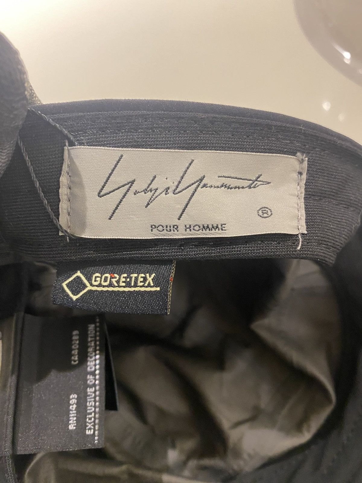Goretex × New Era × Yohji Yamamoto New Era Yohji Yamamoto Goretex Adjustable Hat Size ONE SIZE - 11 Thumbnail