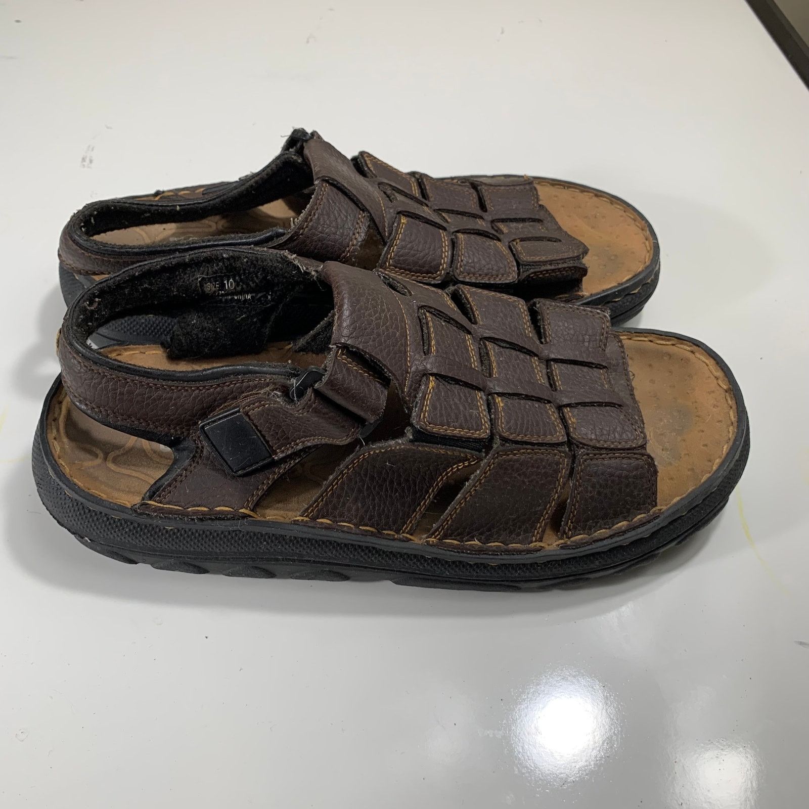 Other Faded Glory Mens 10 Fisherman Sandals Chunky Platform Size US 10 / EU 43 - 6 Thumbnail