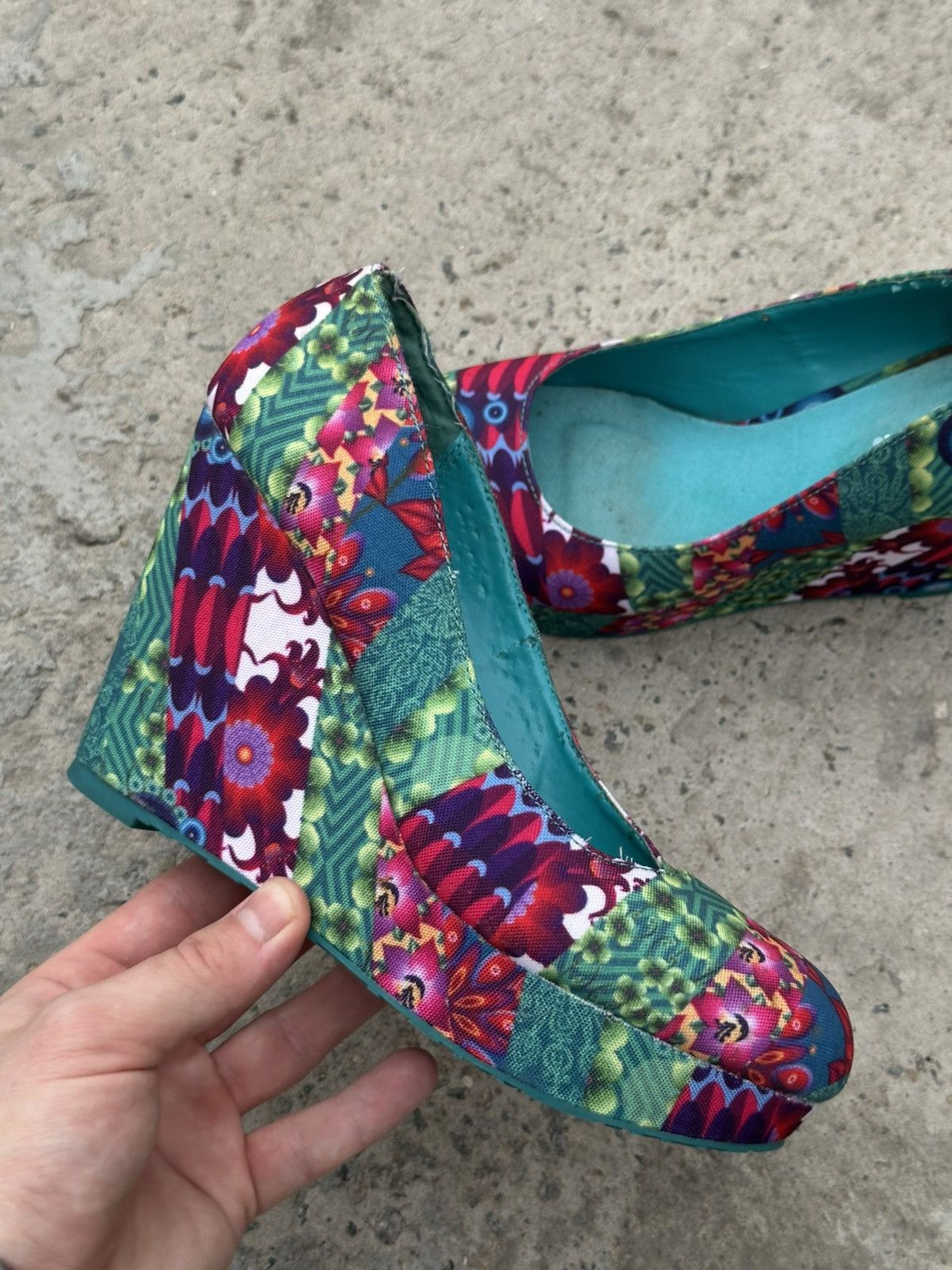 Hypebeast Vintage Japanese Style Desigual Women’s High Heels Shoes 38 Size US 8 / IT 38 - 6 Thumbnail