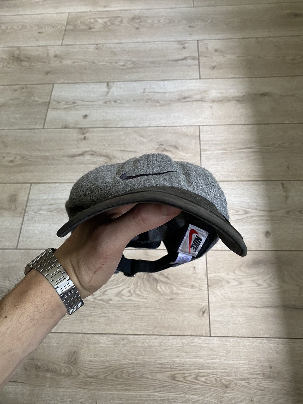 Nike × Vintage Vintage Nike y2k Wool Cap Hat Size ONE SIZE - 2 Thumbnail